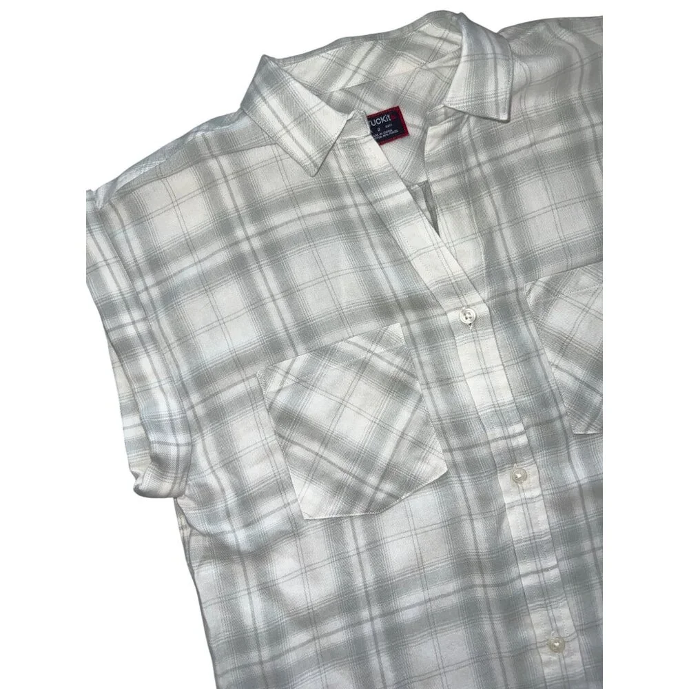 NWT women's UNTUCKit cap sleeve shirt‎ size 0 NEW